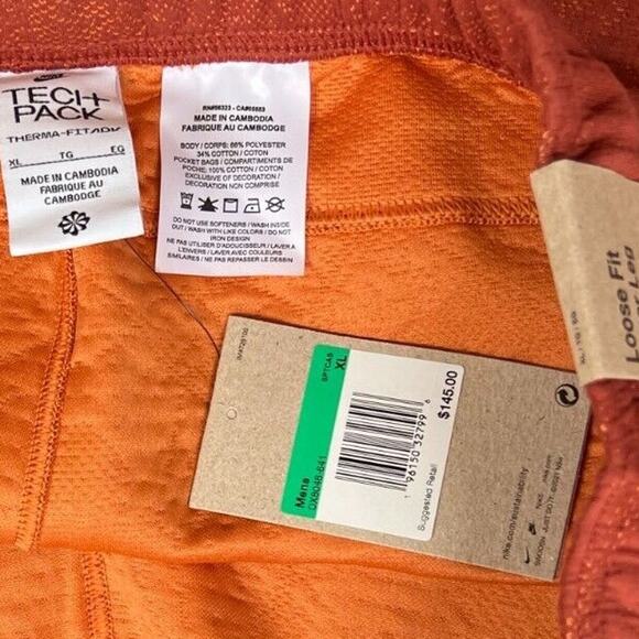 Nike Therma-FIT ADV Tech Fleece Mars Stone Joggers Men's Size XL - Picture 4 of 12